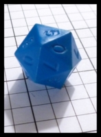 Dice : Dice - 20D - Blue Unknown mfg - Ebay July 2013